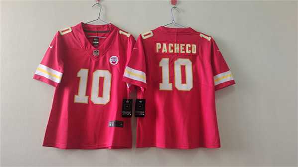 Women%27s Kansas City Chiefs #10 Isiah Pacheco Red Vapor Untouchable Limited Stitched Jersey->women nfl jersey->Women Jersey
